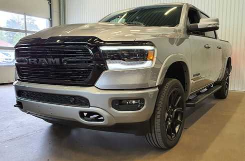 Grå Dodge Ram 1500 Laramie stulen Skummeslövsstrand norr om Båstad